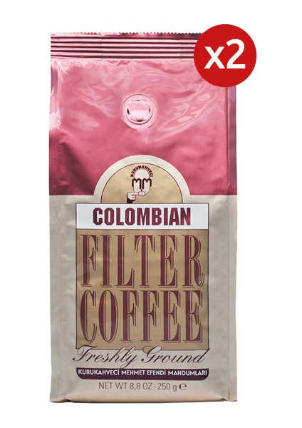 2 Adet Mehmet Efendi Colombian Filter Coffee 250gr