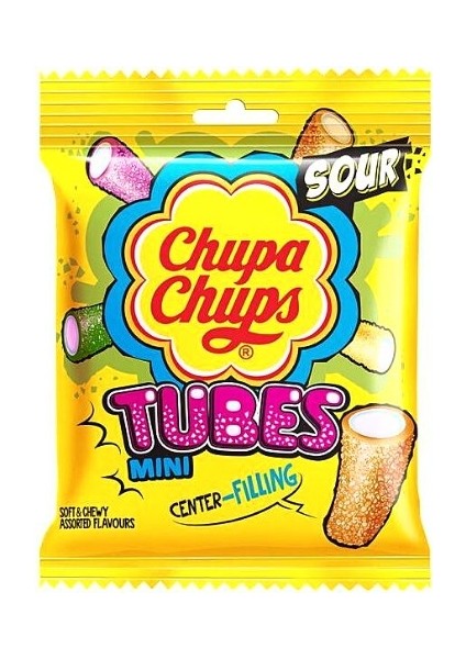 Sour Tubes Mixed Fruit 85 gr