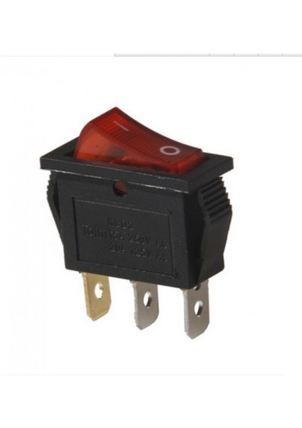Kcd3 15A Su Geçirmez Kırmızı Işıklı On-Off-On Anahtar