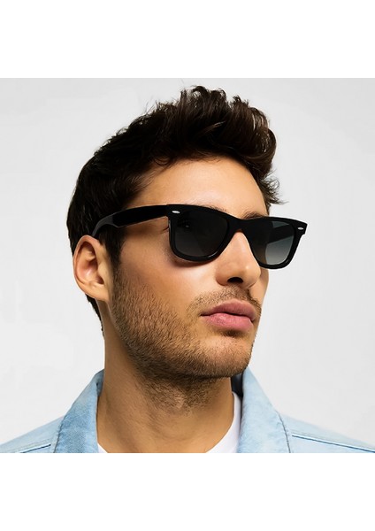 DC1611BLACK Kare Model Polarize Camlı Unisex Güneş Gözlüğü fiyatları