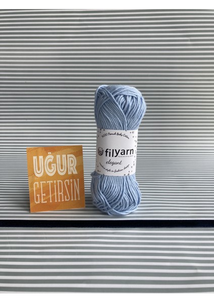 Baby Cotton %100 Pamuklu Punch,örgü, Amigurumi 25 Gram Ip - Açık Mavi