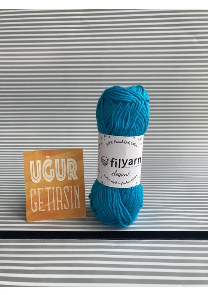 Baby Cotton %100 Pamuklu Punch,örgü, Amigurumi 25 Gram Ip - Gök Mavisi