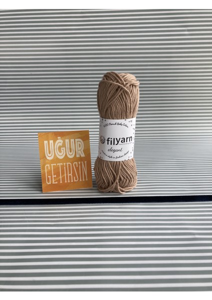 Baby Cotton %100 Pamuklu Punch,örgü, Amigurumi 25 Gram Ip - Koyu Krem