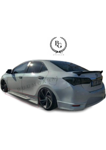 Toyota Corolla Custom Yan Marşpiyel Sağ & Sol (Plastik)