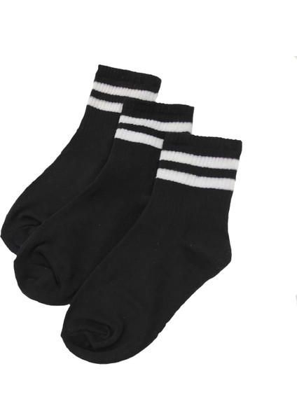 Yakamoz 3'lü Extra Rahat Unisex Spor Yarım Konç Kolej Çorap fiyatları