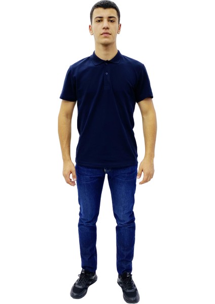 Düz Oversize T-Shirt Lacivert