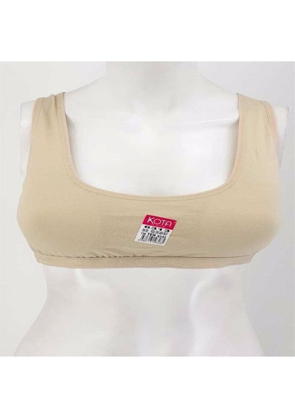 6313 Kalın Askılı Pedli Bayan Büstiyer Yarım Atlet