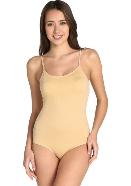Ip Askılı Zıbın Bayan Çıtçıtlı Body
