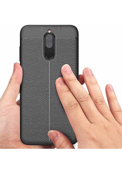 Huawei Mate 10 Lite Kılıf Deri Görünümlü Niss Silikon Kapak modelleri