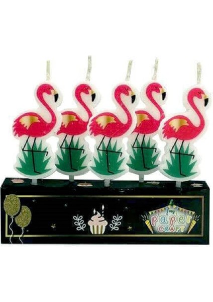 5'li Flamingo Pasta Mum