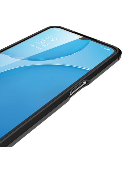 Oppo A16 Kılıf Deri Görünümlü Niss Silikon Kapak