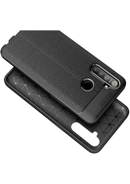 Realme C3 Kılıf Deri Görünümlü Niss Silikon Kapak modelleri