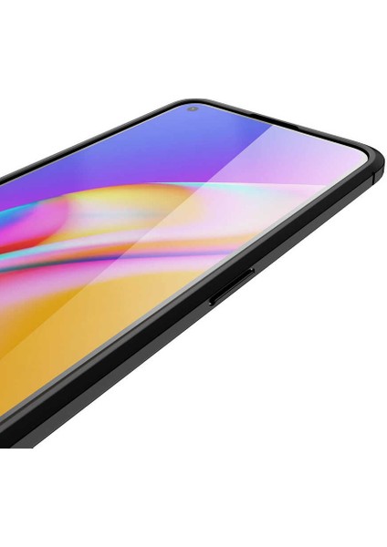 Oppo Reno 5 Lite Kılıf Deri Görünümlü Niss Silikon Kapak