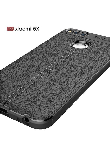 Xiaomi Mi 5x Kılıf Deri Görünümlü Niss Silikon Kapak indirimleri