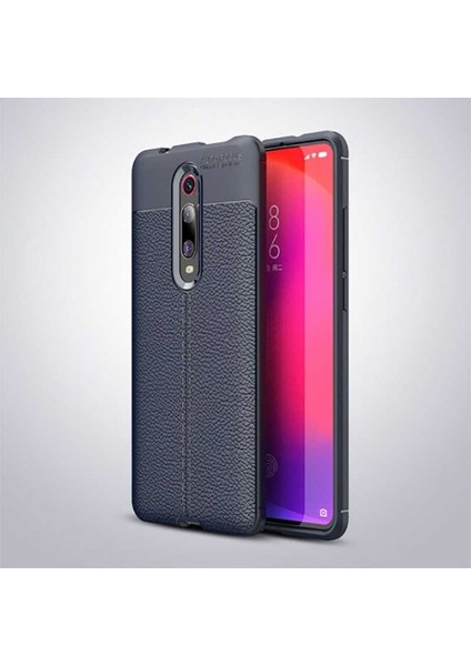 Xiaomi Mi 9t Kılıf Deri Görünümlü Niss Silikon Kapak