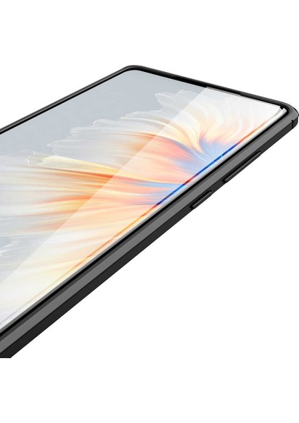 Xiaomi Mi Mix 4 Kılıf Deri Görünümlü Niss Silikon Kapak