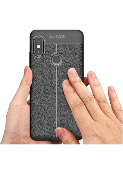 Xiaomi Redmi Note 5 Pro Kılıf Deri Görünümlü Niss Silikon Kapak modelleri