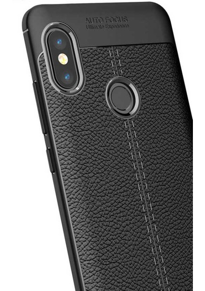 Xiaomi Redmi Note 5 Pro Kılıf Deri Görünümlü Niss Silikon Kapak fırsatları