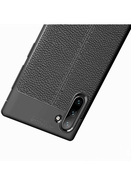 Galaxy Note 10 Kılıf Deri Görünümlü Niss Silikon Kapak fiyatları