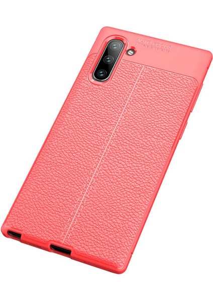 Galaxy Note 10 Kılıf Deri Görünümlü Niss Silikon Kapak fırsatları