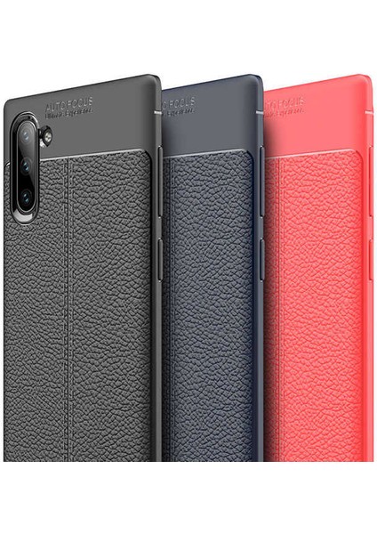 Galaxy Note 10 Kılıf Deri Görünümlü Niss Silikon Kapak indirimleri