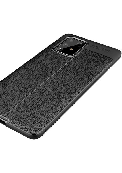 Galaxy A91 (S10 Lite) Kılıf Deri Görünümlü Niss Silikon Kapak indirimleri