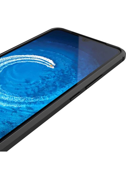 Vivo V21E Kılıf Deri Görünümlü Niss Silikon Kapak