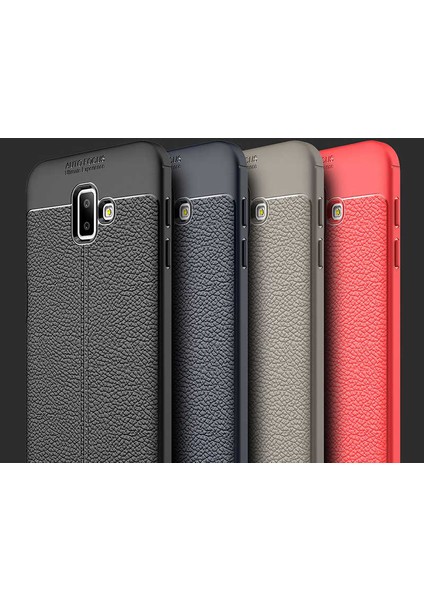 Galaxy J6 Plus Kılıf Deri Görünümlü Niss Silikon Kapak fiyatları