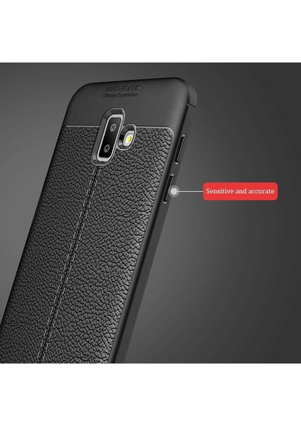 Galaxy J6 Plus Kılıf Deri Görünümlü Niss Silikon Kapak fırsatları