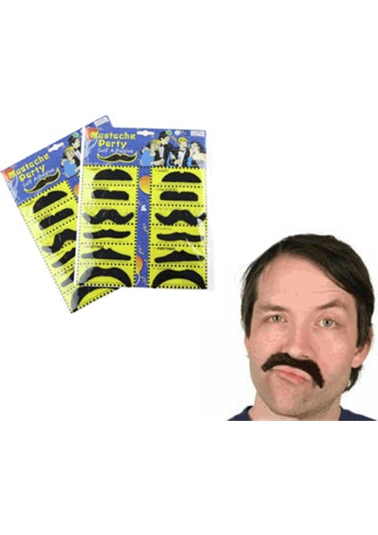 Bıyık,takma Bıyık,takma Bıyık Seti 12 Adet fiyatları