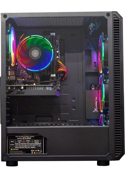 TX1888 Intel Core I7 860 8gb Ram 256GB SSD 500GB HDD 4gb GT730 23.6'' Curved Freedos Masaüstü Oyun Bilgisayarı