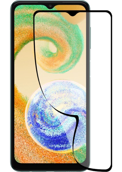 Samsung Galaxy A04S Tam Kaplayan Fiber Nano Ekran Koruyucu Cam