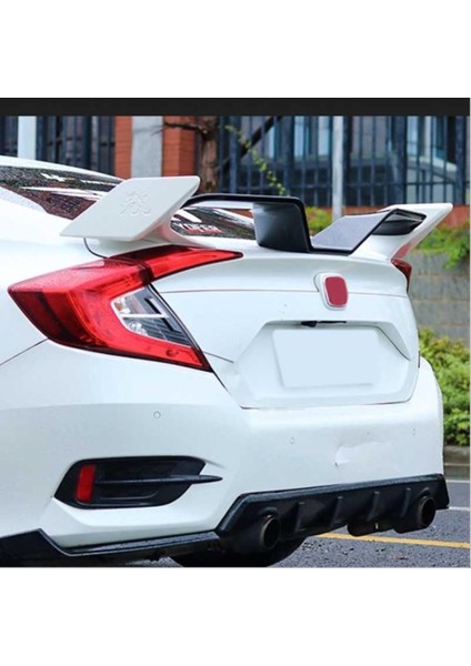 Honda civic fc5 bagaj üstü spoiler m model 2016+