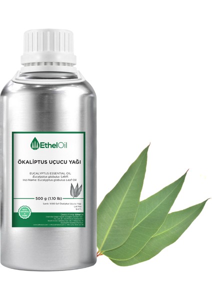 Ökaliptus Uçucu Yağı - Etheloil - 500 gr - ve Uçucu Yağ -Üretici Firma, , Toptan Satış - Eucalyptus Essential Oil - Eucalyptus Globulus Labill