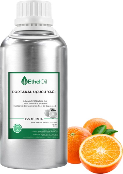 Portakal Uçucu Yağı - Etheloil - 500 gr - ve Uçucu Yağ - Üretici Firma, , Toptan Satış - Orange Essential Oil - Citrus Sinensis (L ) Osbeck