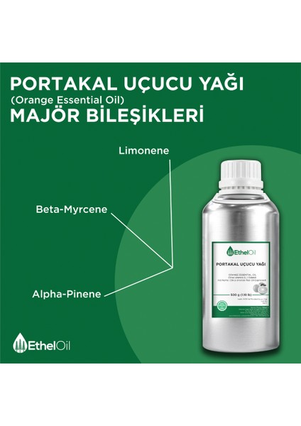 Portakal Uçucu Yağı - Etheloil - 500 gr - ve Uçucu Yağ - Üretici Firma, , Toptan Satış - Orange Essential Oil - Citrus Sinensis (L ) Osbeck