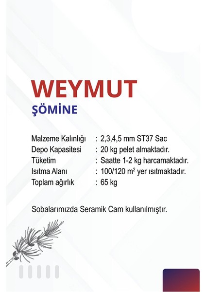 Veymut Şömine Pelet Sobası Iç - Dış Mekan