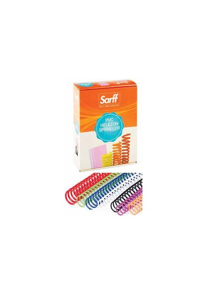 32 mm Pvc Helezon Spiral Şeffaf (4:1) 50 Adet