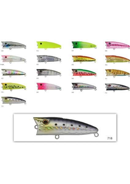 Zipbaits Popper Tiny 48MM Su Üstü Poping 3.7gr Lrf Sahtesi