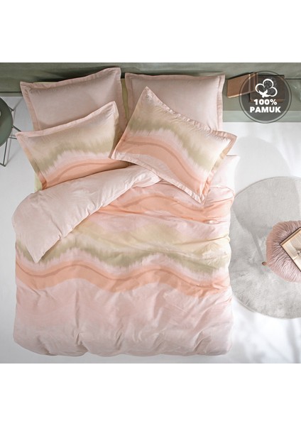 Bedding Lea Tek Kişilik Ranforce Nevresim Takımı - Pembe