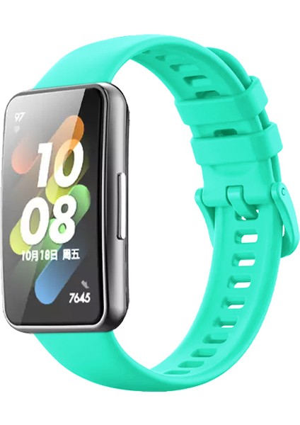 Huawei Band 7 Uyumlu Renkli Şık Tasarım Jel Silikon Kordon