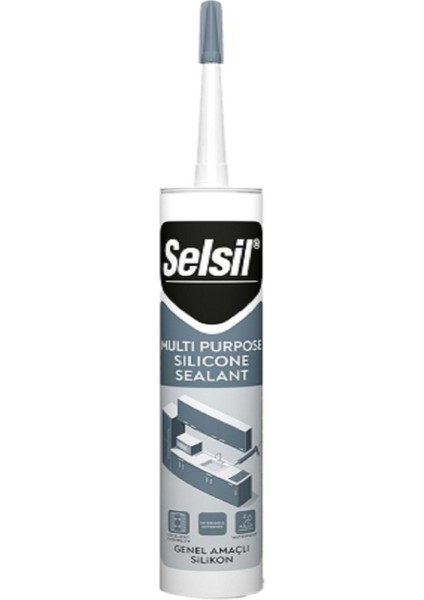 Genel Amaçlı Silikon Şeffaf 280 gr