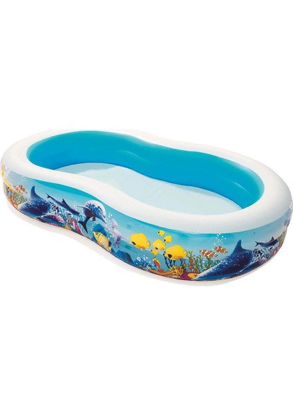 Bestway Desenli Oval Şişme Havuz 54118