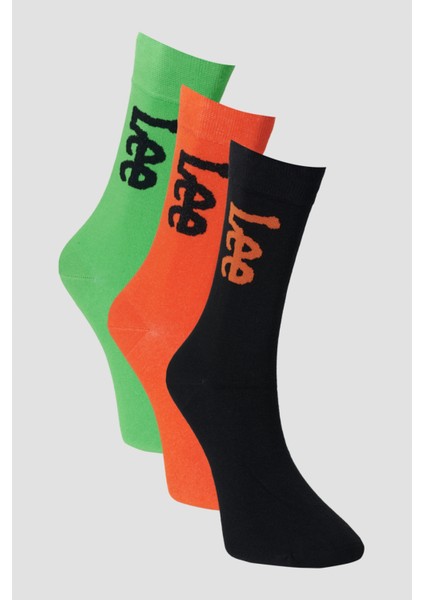 Erkek 3'lü Crew Cut Yüksek Kesim Çorap Paketi