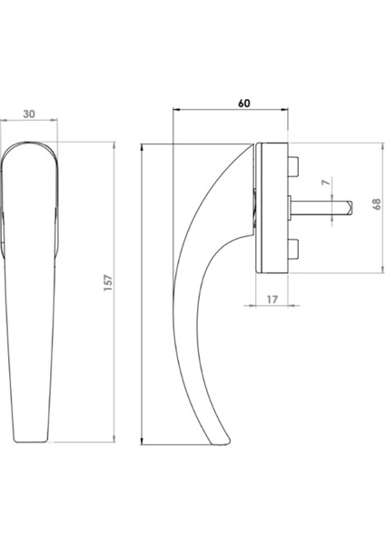 Pencere Kolu Ege Akustik Kahverengi fiyatları