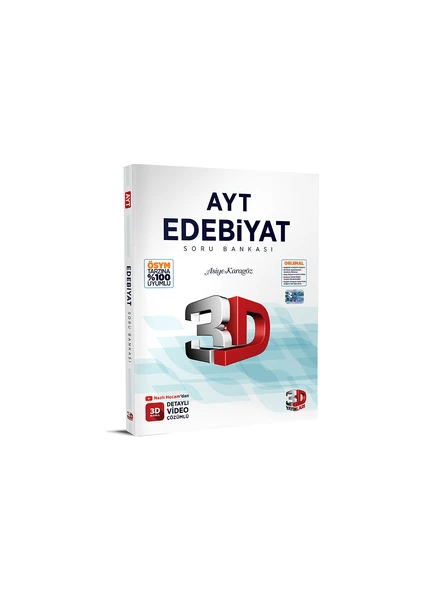 3D Yayınları AYT 2023 Edebıyat Soru Bankası