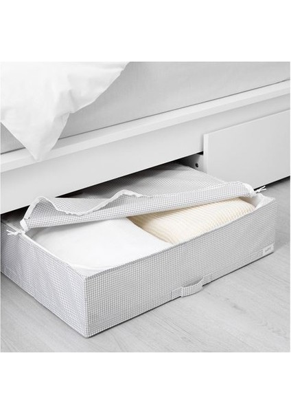 Fermuarlı Kutu-Hurç Düzenleme Kutusu Ölçü 71 x 51 x 18 cm Gri-Beyaz fiyatları