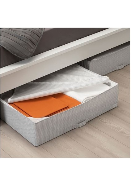 Fermuarlı Kutu-Hurç Düzenleme Kutusu Ölçü 71 x 51 x 18 cm Gri-Beyaz fırsatları