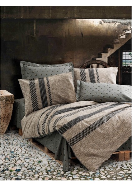 Toprak Çift Kişilik Nevresim Takımı Arlo Kahve fırsatları