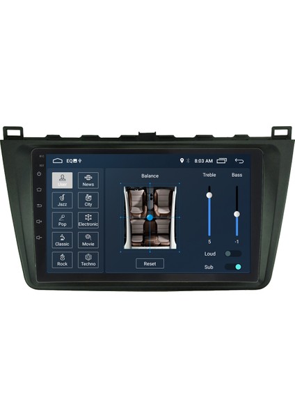 Mazda 6 Android 11 Carplay Multimedya Ekran Teyp 2GB+16GB